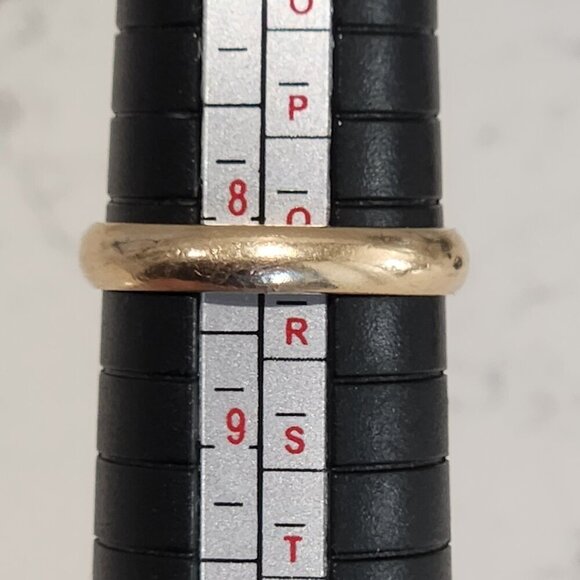 Men's 14k PMS Gold Wedding Band - Picture 2 of 2